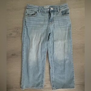 Cat & Jack Girls Wide Leg Stretch Jeans - Size 10
